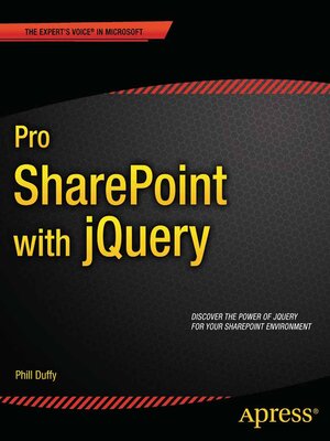 cover image of Pro SharePoint with jQuery